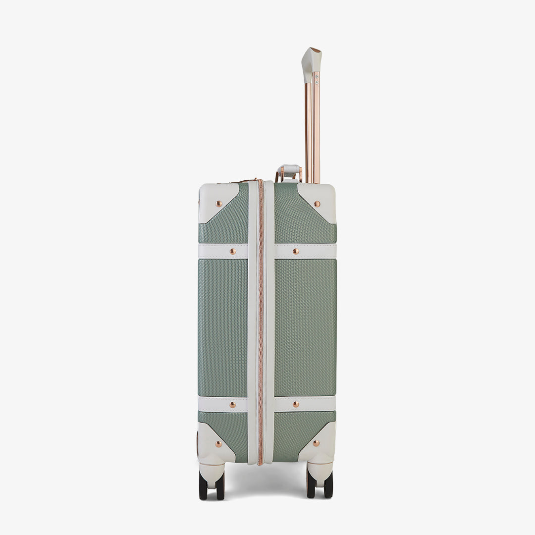 Rock Vintage Spinner Small Suitcase 54cm - SageGreen