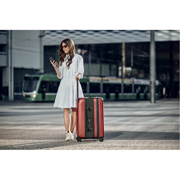 Spectra 3.0 Expandable Medium Case 8-Wheel Expandable Travel Case - Red