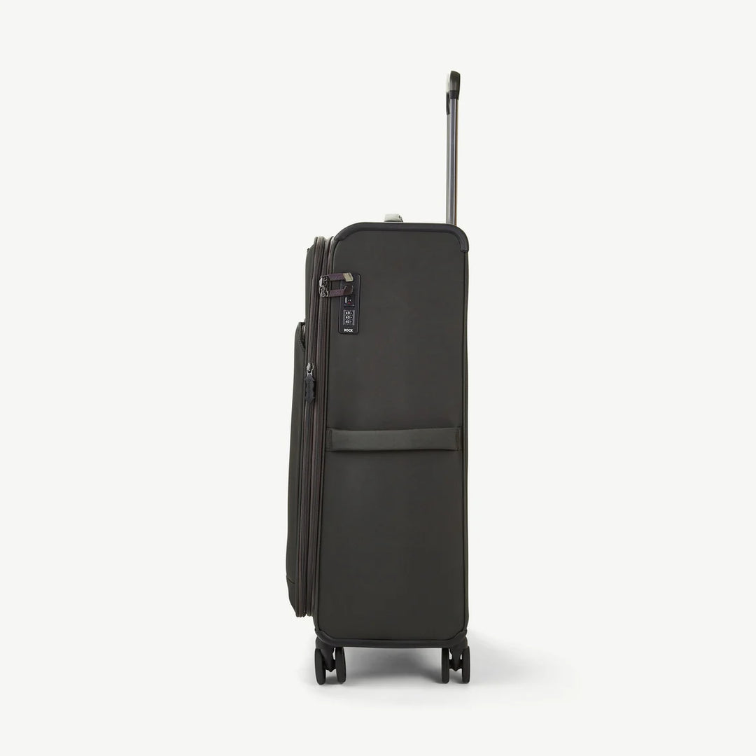 Georgia Expandable Soft Large Suitcase 80cm - Grey