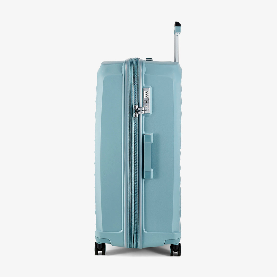 Sunwave Expandable Hardshell Large Suitcase 79cm - Light Blue