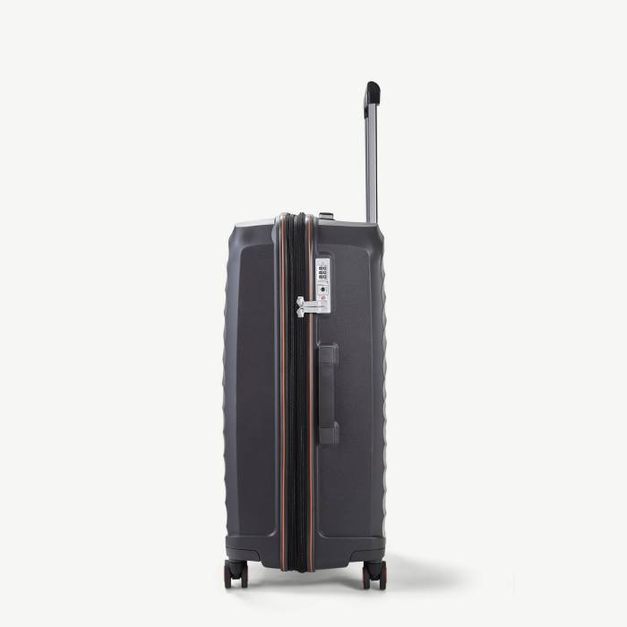 Rock Sunwave Expandable Spinner Medium Suitcase 66cm - Charcoal