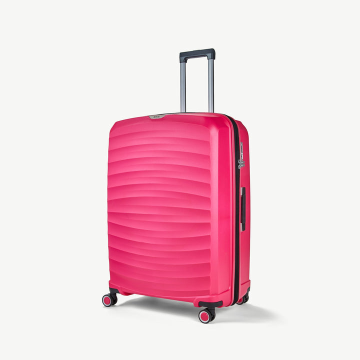 Sunwave Expandable Hardshell Large Suitcase 79cm - Pink