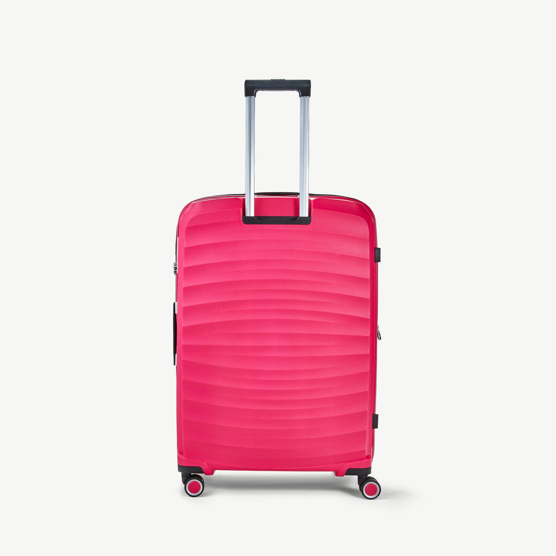 Sunwave Expandable Hardshell Large Suitcase 79cm - Pink