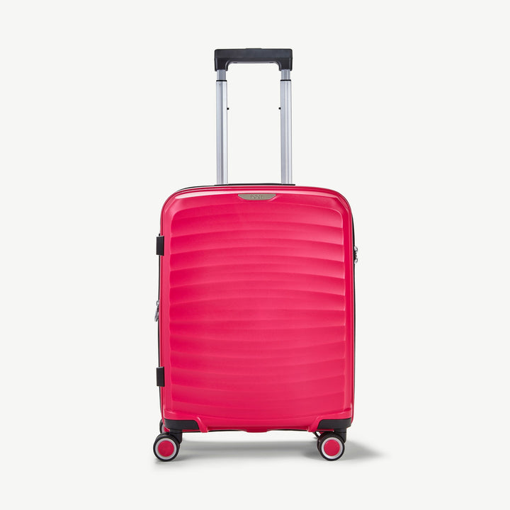 Sunwave Expandable Hardshell Cabin Suitcase 54cm - Pink