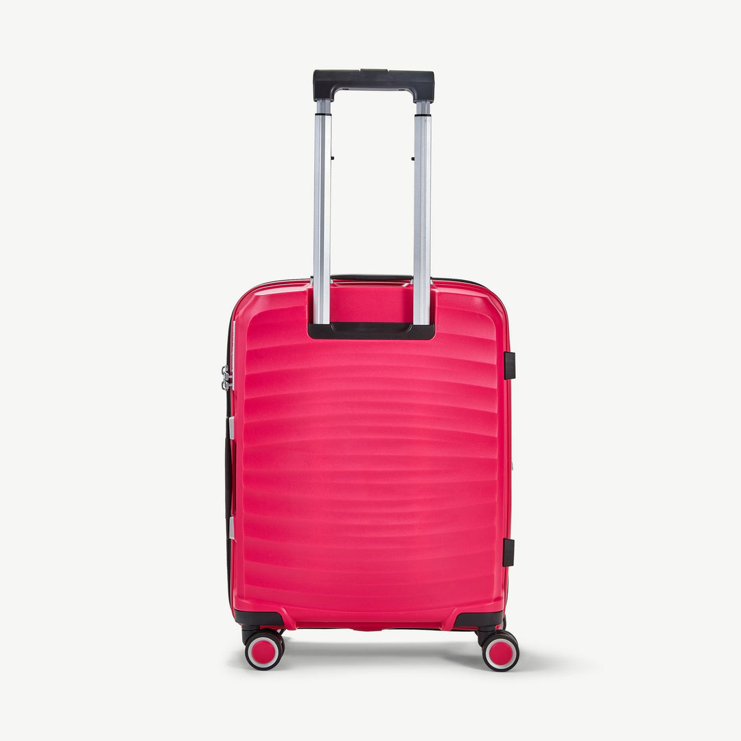 Sunwave Expandable Hardshell Cabin Suitcase 54cm - Pink