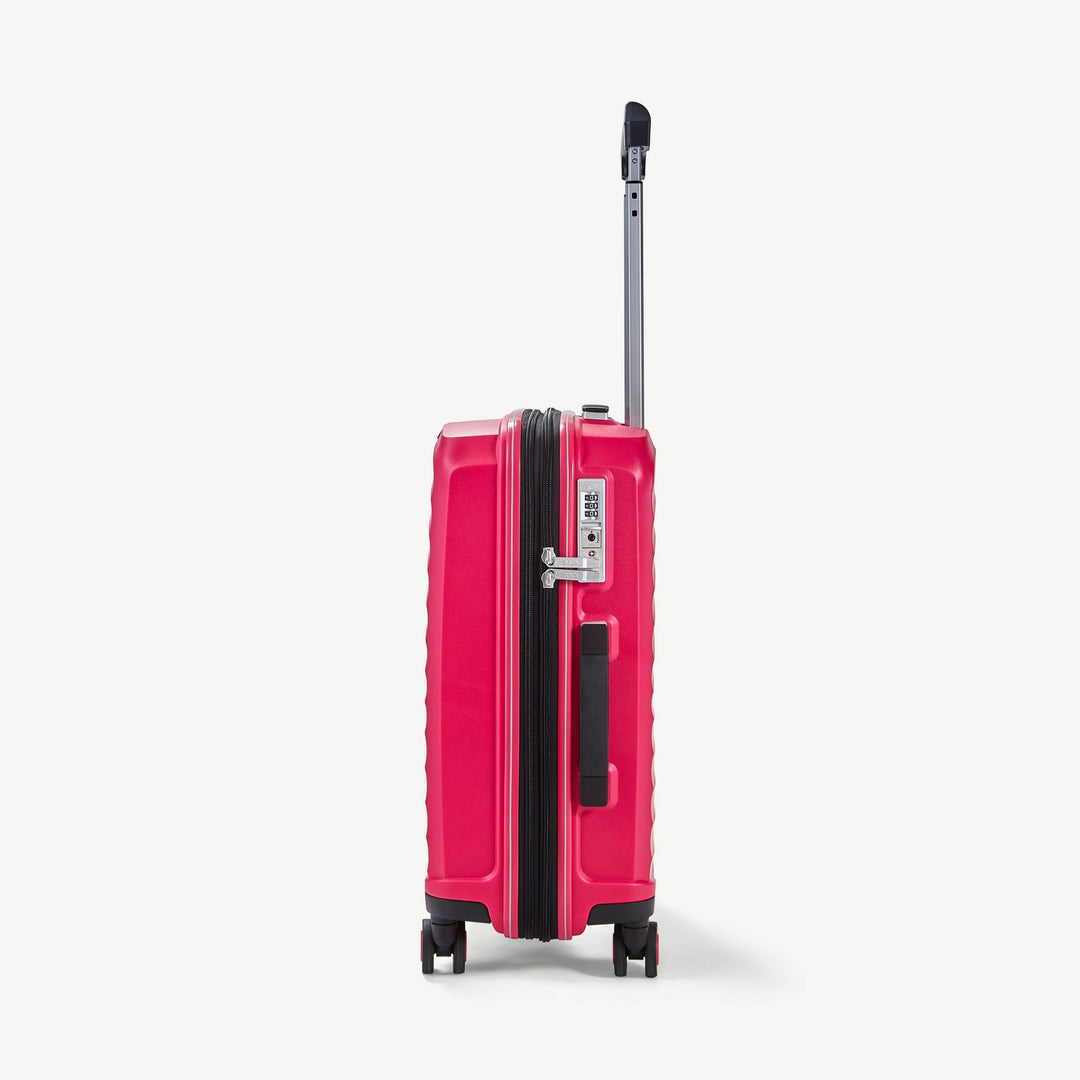 Sunwave Expandable Hardshell Cabin Suitcase 54cm - Pink