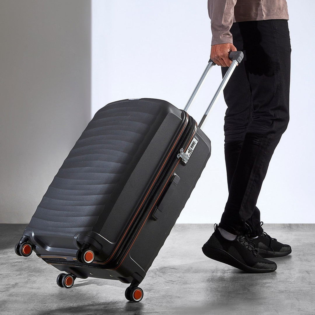 Sunwave Expandable Hardshell Medium Suitcase 66cm - Charcoal