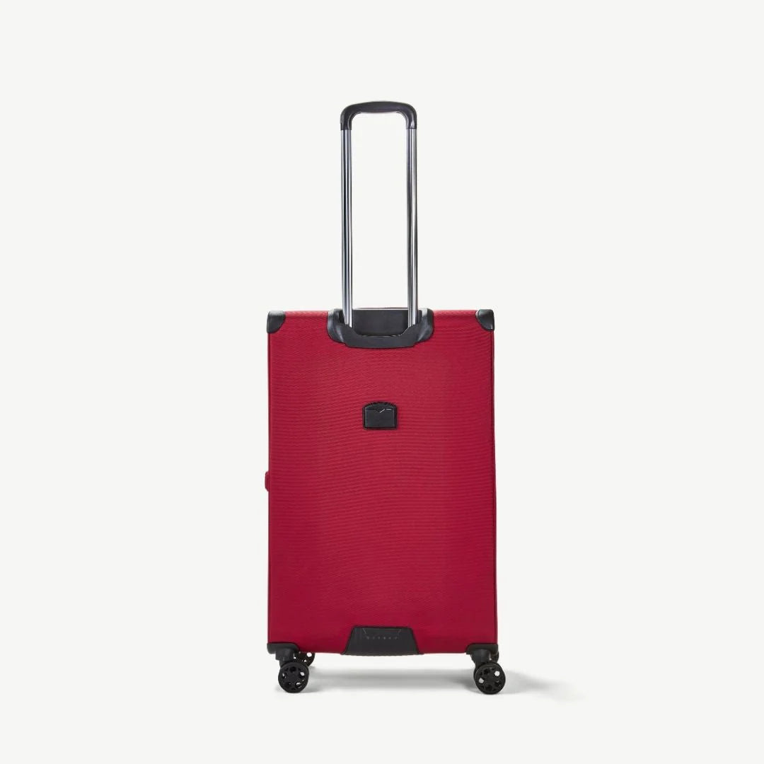 Georgia Expandable Soft Large Suitcase 80cm - Burgundy