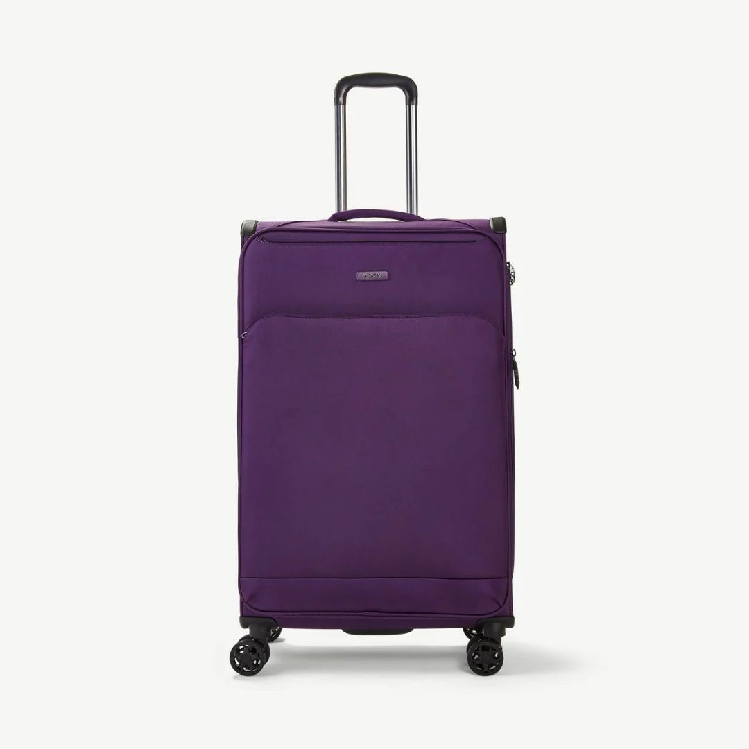 Georgia Expandable Soft Medium Suitcase 68cm - Purple