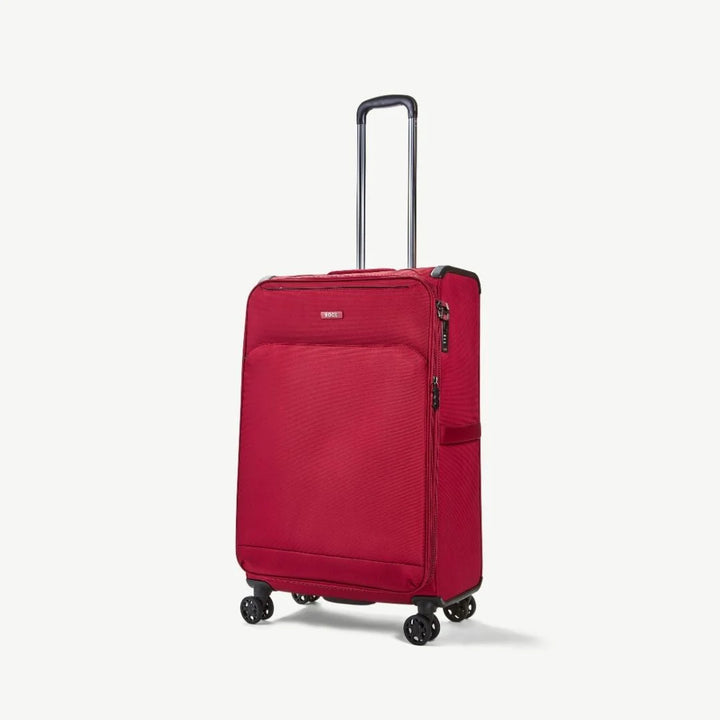 Georgia Expandable Soft Large Suitcase 80cm - Burgundy