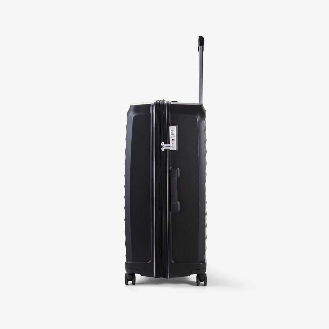 Sunwave Expandable Hardshell Large Suitcase 79cm - Black