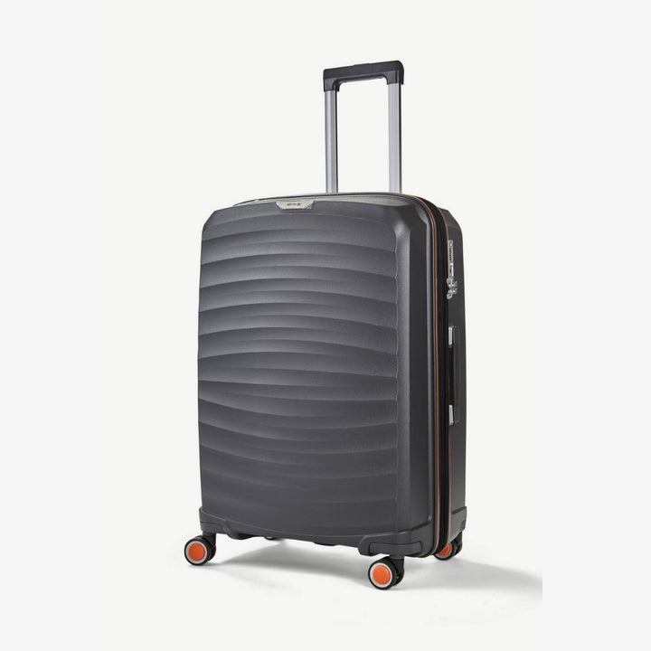 Sunwave Expandable Hardshell Medium Suitcase 66cm - Charcoal