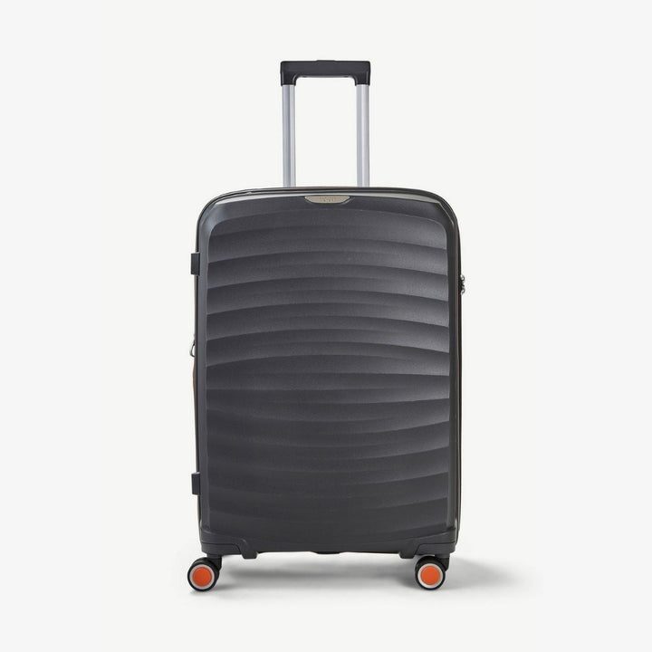 Sunwave Expandable Hardshell Medium Suitcase 66cm - Charcoal