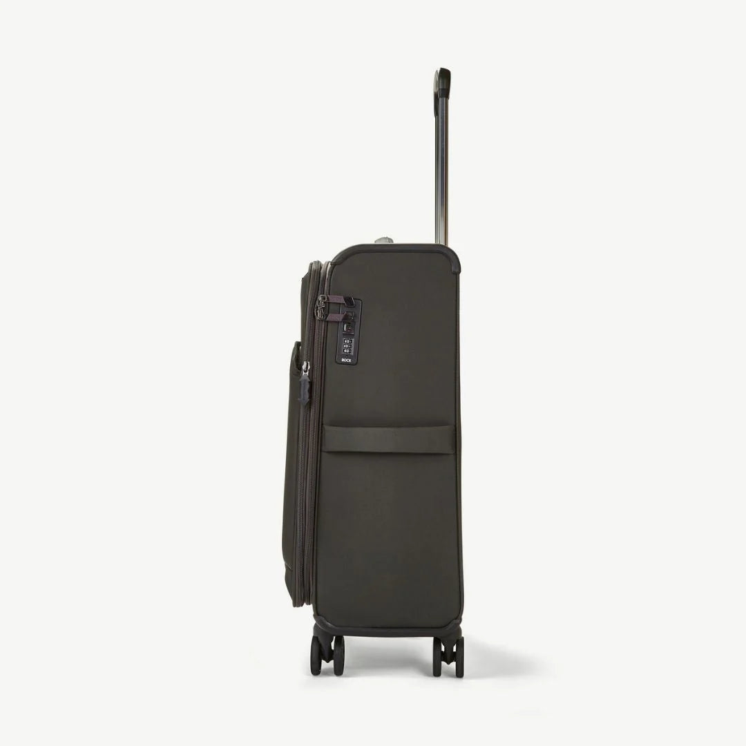 Georgia Expandable Soft Medium Suitcase 68cm - Black