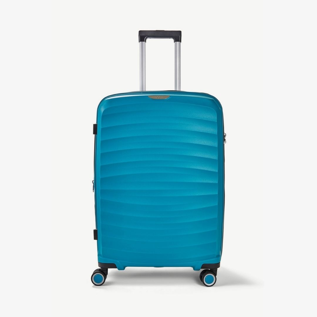 Sunwave Expandable Hardshell Medium Suitcase 66cm - Blue