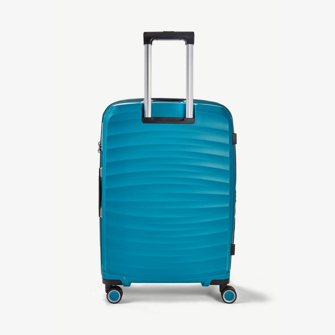 Sunwave Expandable Hardshell Medium Suitcase 66cm - Blue