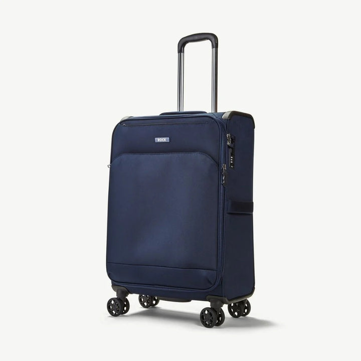 Georgia Expandable Soft 4pc Suitcase Set - Navy