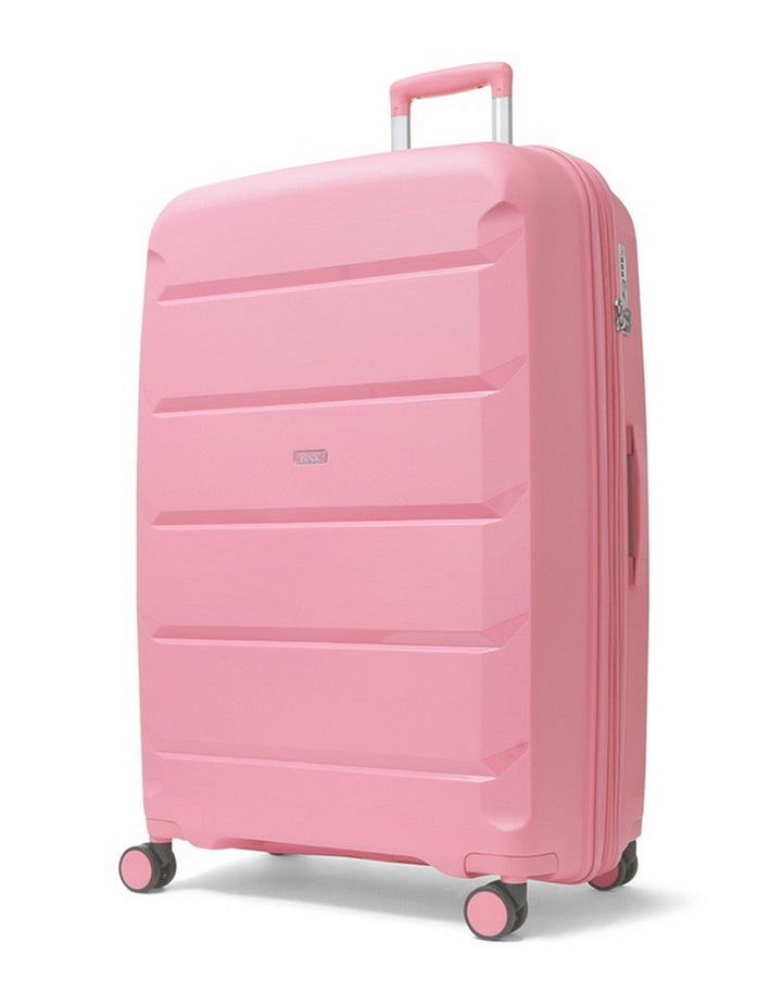 Tulum Expandable Hardshell Large Suitcase 78cm - Bubblegum Pink