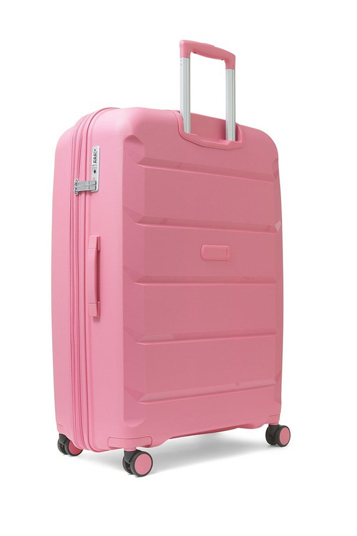 Tulum Expandable Hardshell Large Suitcase 78cm - Bubblegum Pink