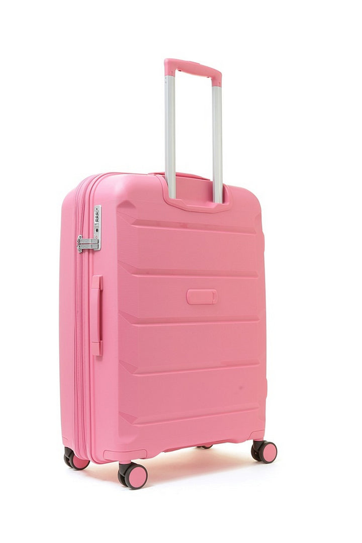 Tulum Expandable Hardshell Medium Suitcase 66cm - Bubblegum Pink