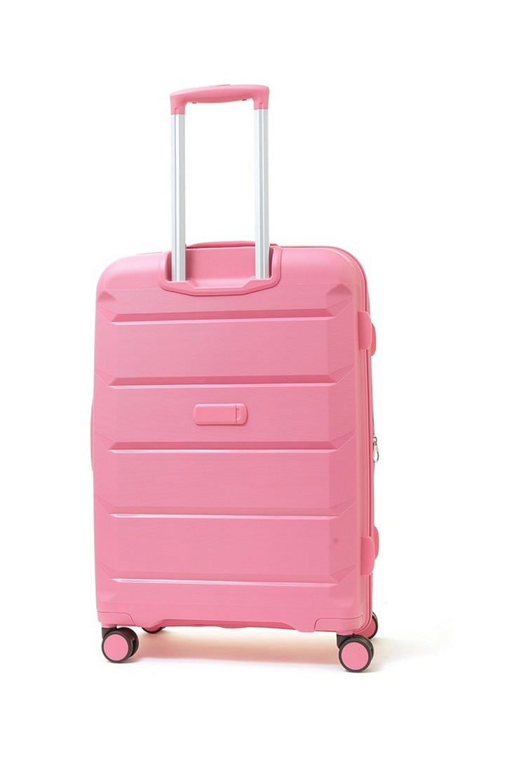 Tulum Expandable Hardshell Medium Suitcase 66cm - Bubblegum Pink