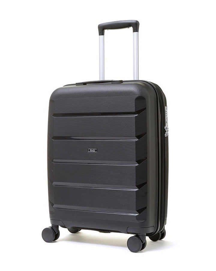 Tulum Expandable Hardshell Cabin Suitcase 55cm - Black