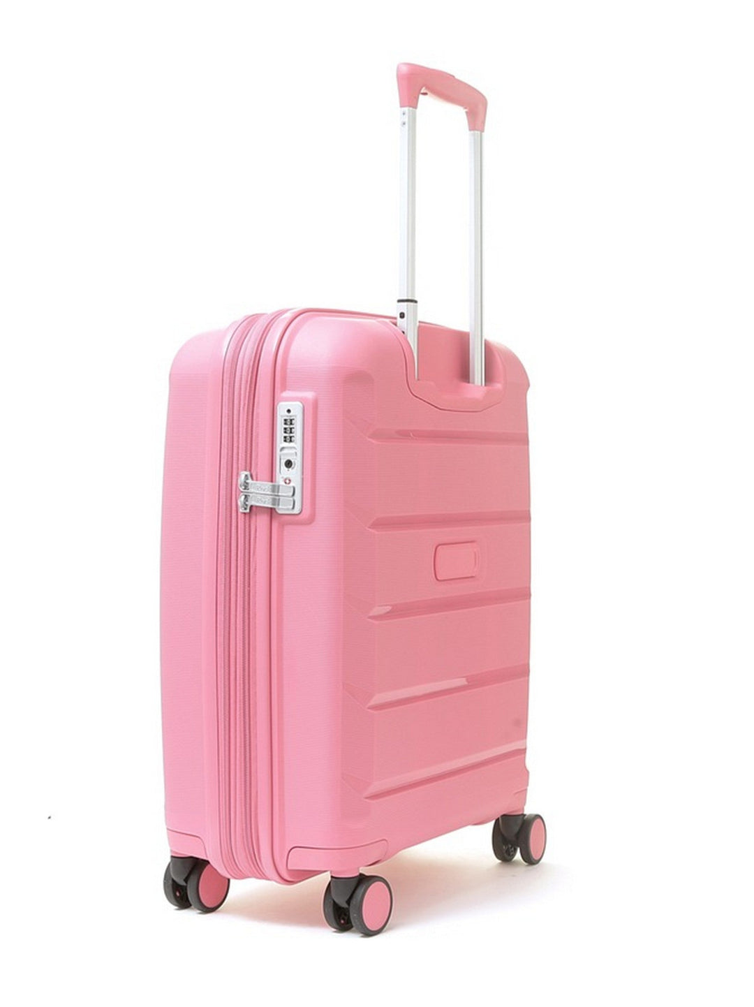 Tulum Expandable Hardshell Cabin Suitcase 55cm - Bubblegum Pink