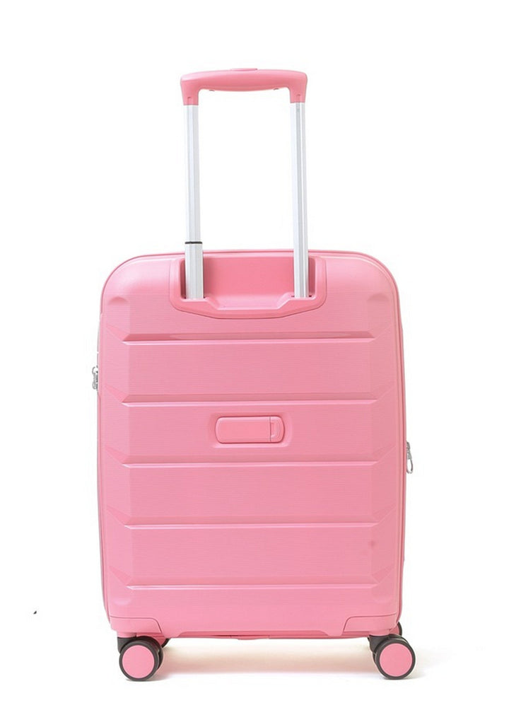 Tulum Expandable Hardshell Cabin Suitcase 55cm - Bubblegum Pink