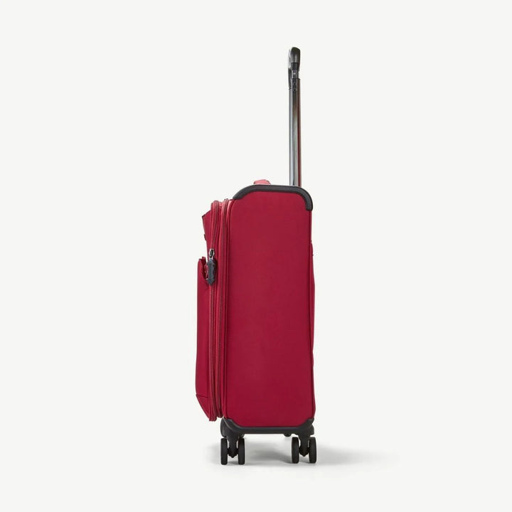 Georgia Expandable Soft Cabin Suitcase 55cm - Burgundy