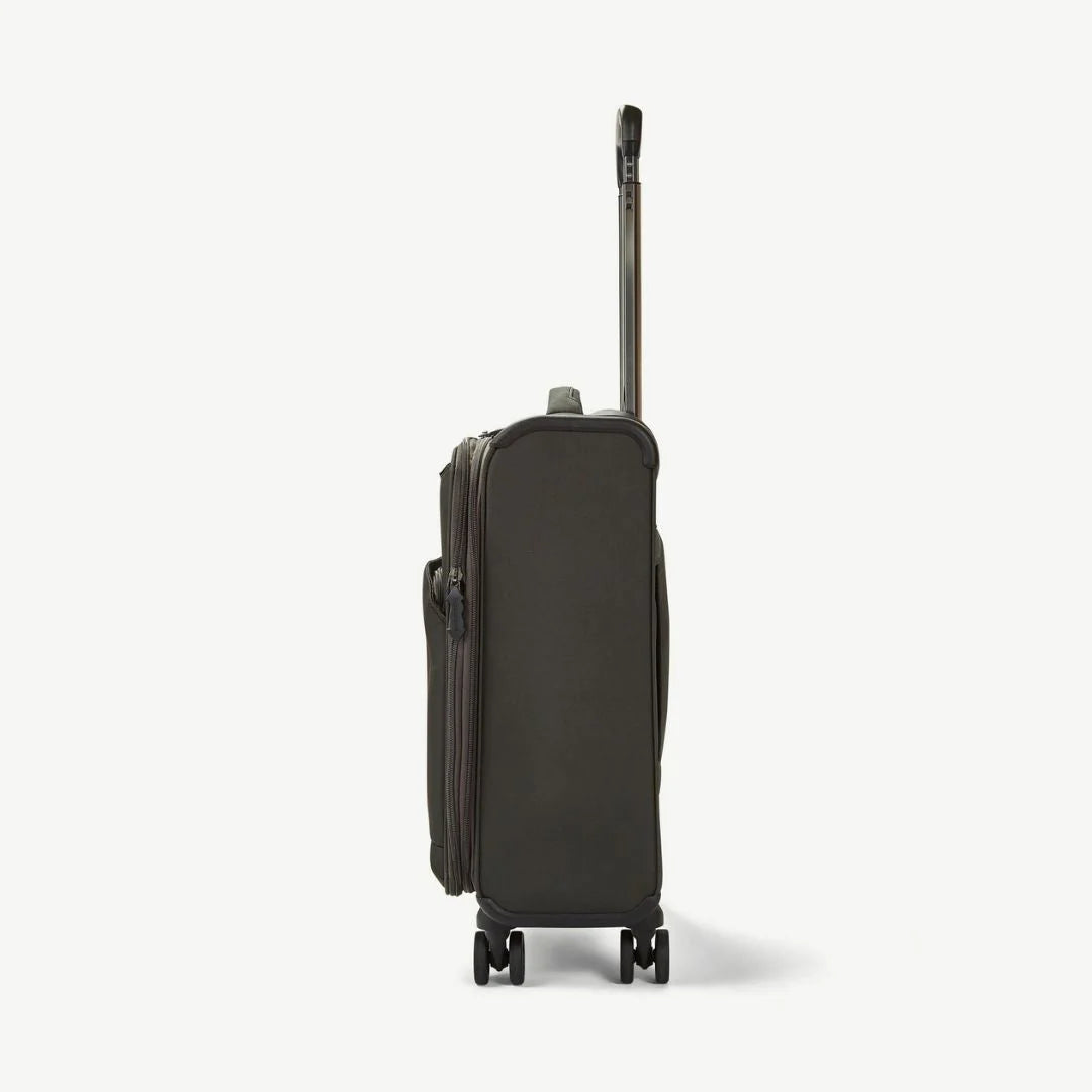 Georgia Expandable Soft Cabin Suitcase 55cm - Black