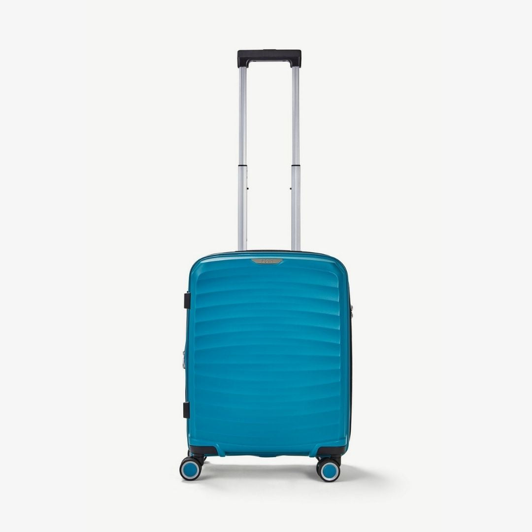 Sunwave Expandable Hardshell Cabin Suitcase 54cm - Blue