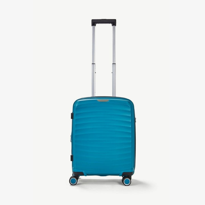 Sunwave Expandable Hardshell Cabin Suitcase 54cm - Blue