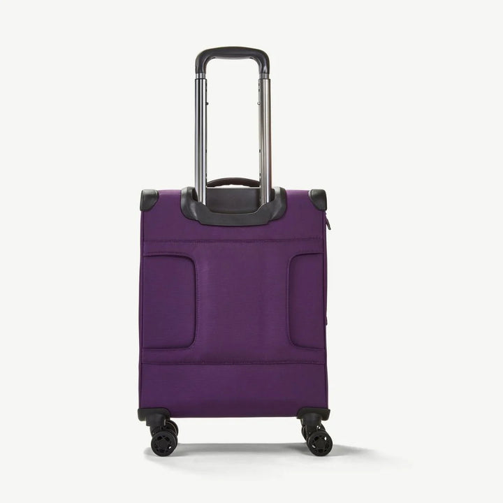 Georgia Expandable Soft Cabin Suitcase 55cm - Purple