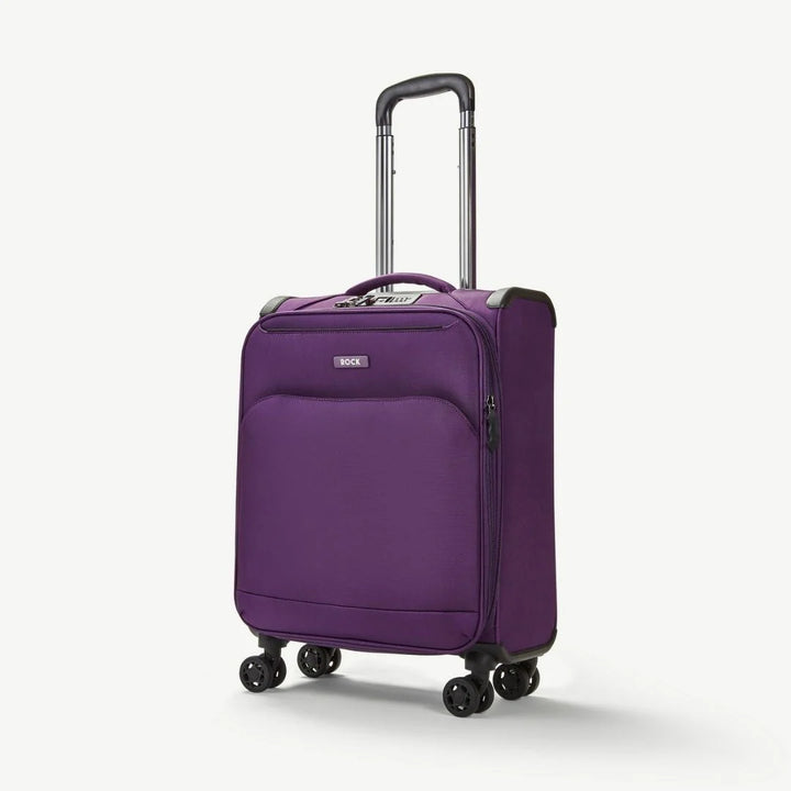 Georgia Expandable Soft 4pc Suitcase Set - Purple