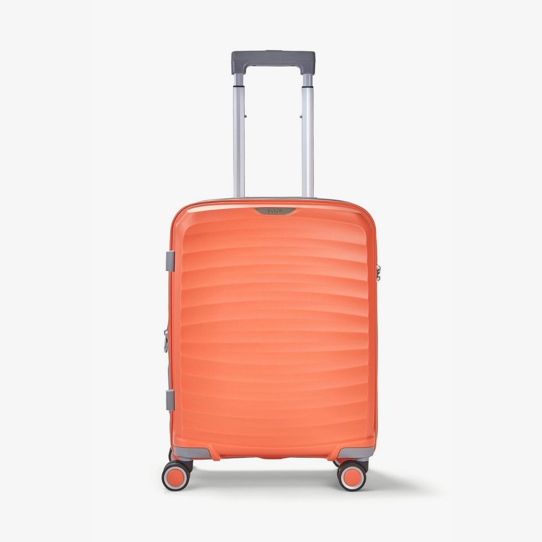 Sunwave Expandable Hardshell Cabin Suitcase 54cm - Peach