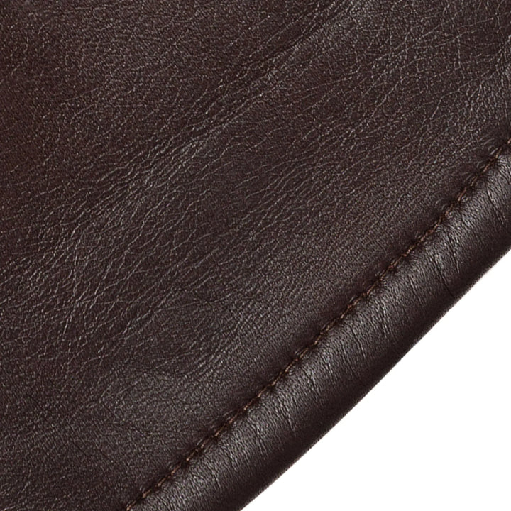 Women's Single-Point Leather Gloves - MOCCA / M