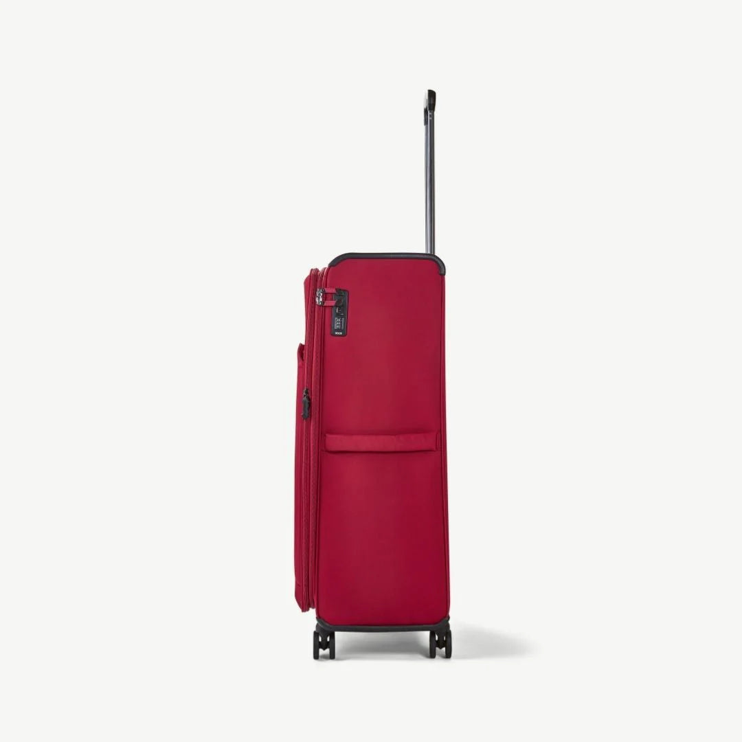 Georgia Expandable Soft Extra Large Suitcase 91cm - Burgundy