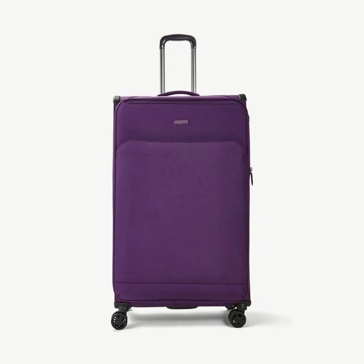 Georgia Expandable Soft Extra Large Suitcase 91cm - Purple