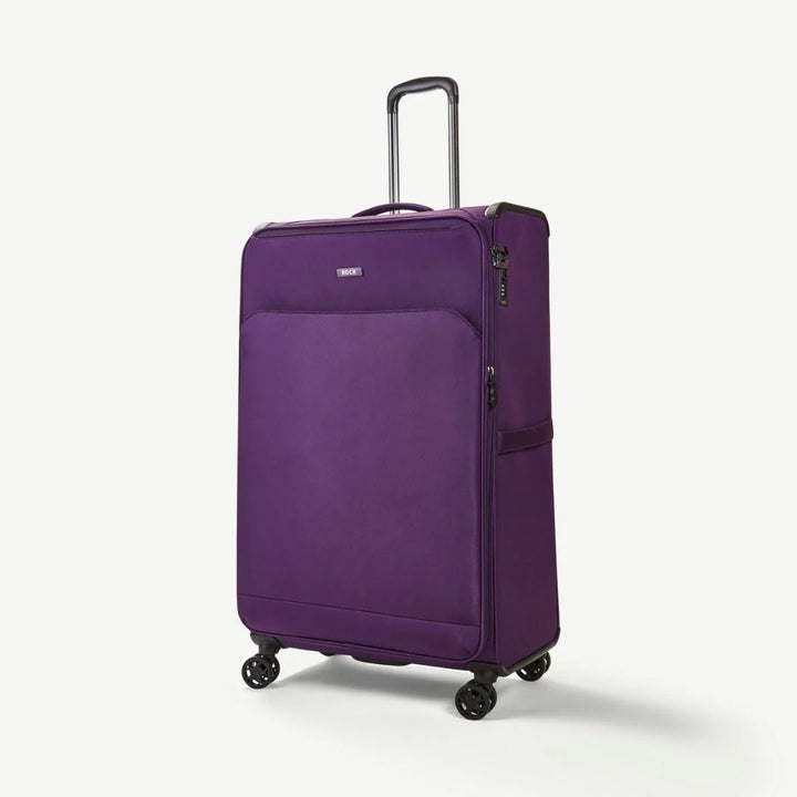 Georgia Expandable Soft Extra Large Suitcase 91cm - Purple