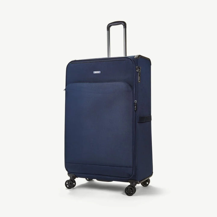 Georgia Expandable Soft 4pc Suitcase Set - Navy