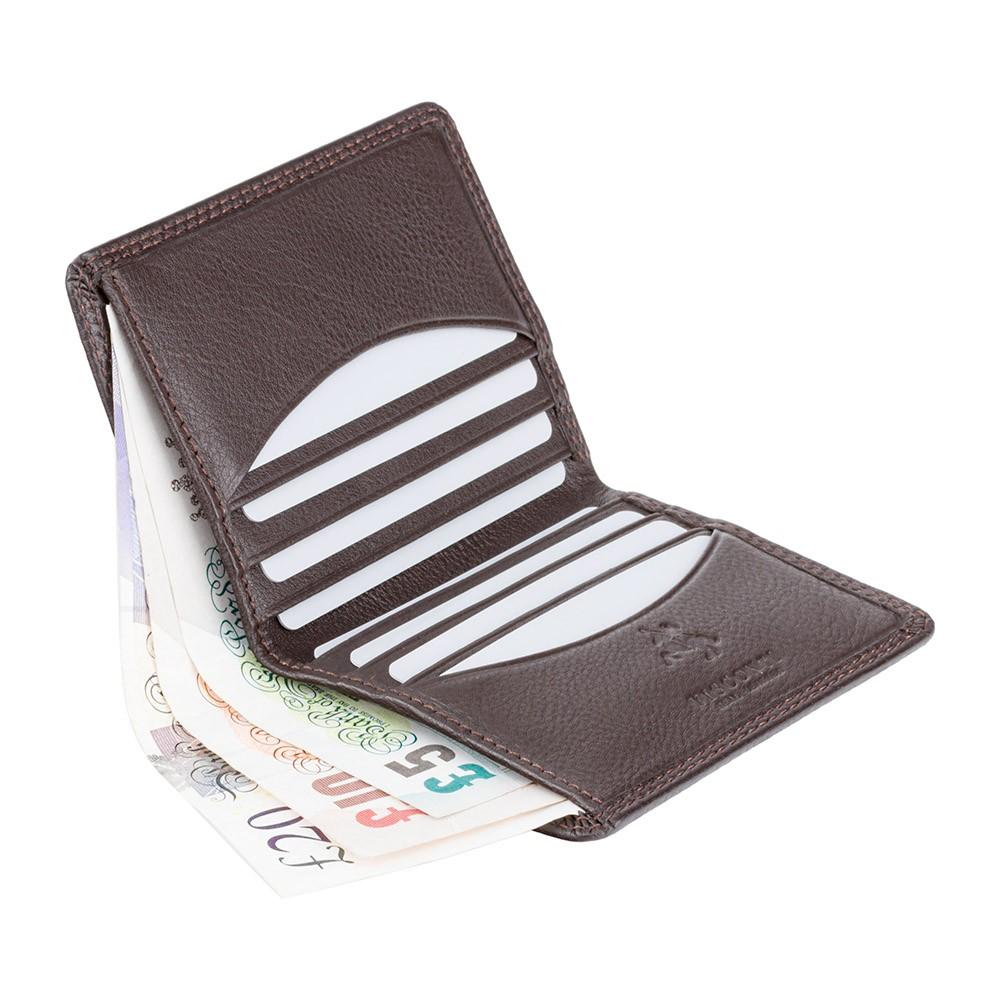 Harley Card & Cash Wallet - Chocolate