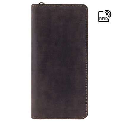 Visconti Wing Travel Wallet - Oil Brown