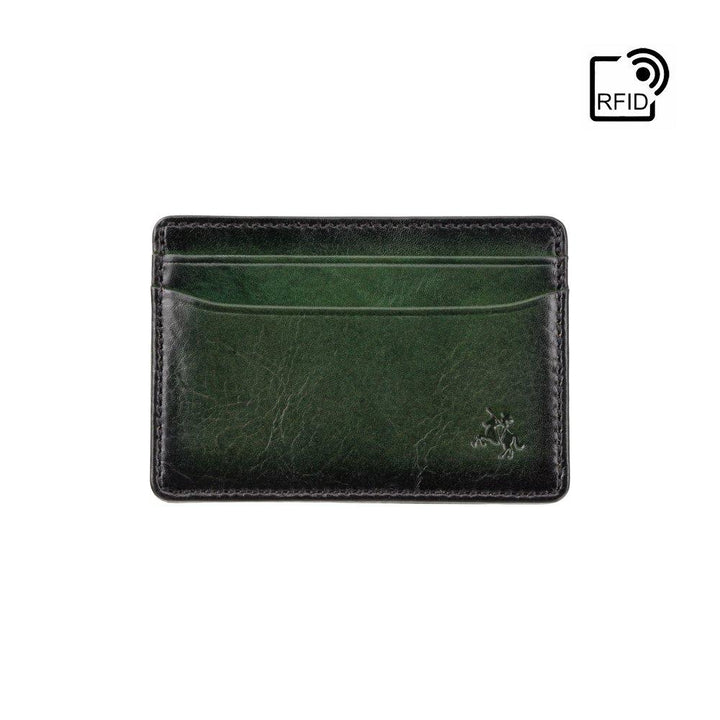 Evan Card Holder - Burnish Green