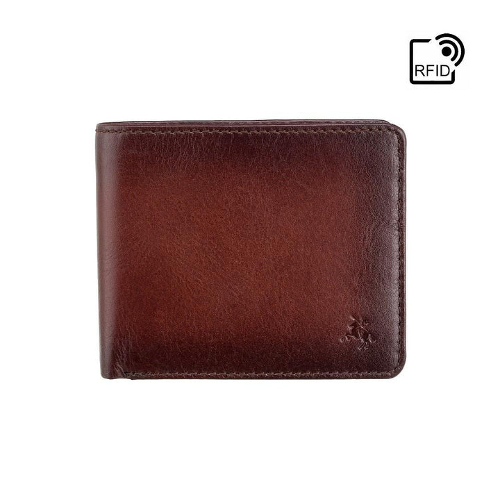 Milo Card & Cash Wallet - Burnish Tan