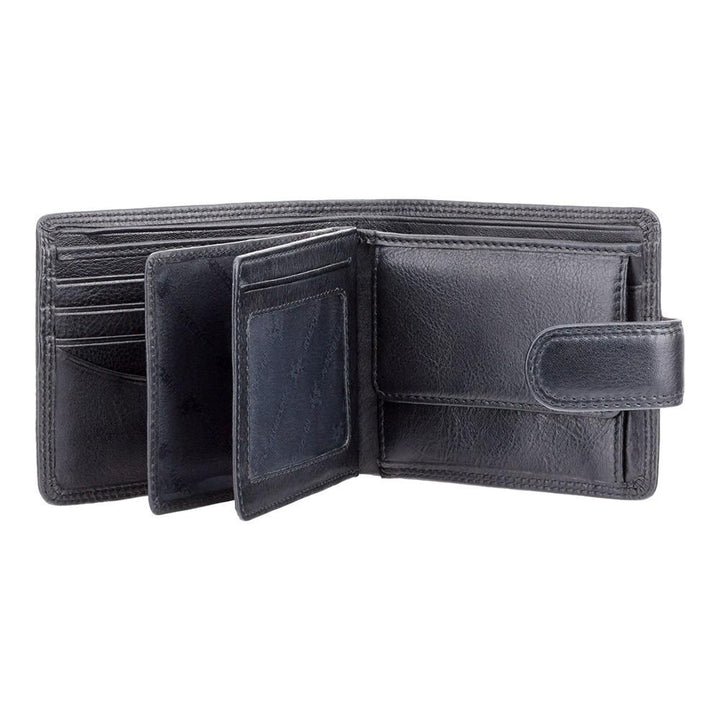 Visconti Strand Cash & Coin Wallet - Black