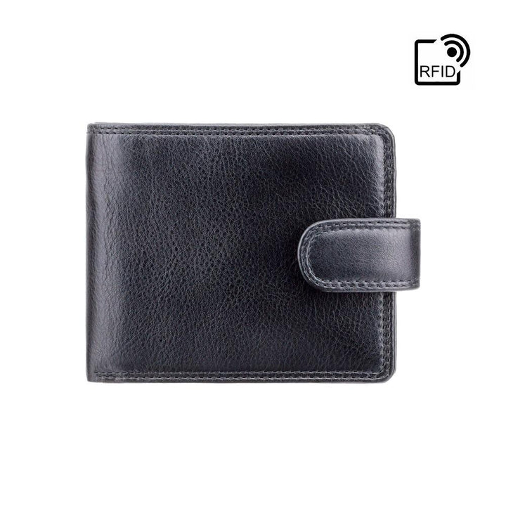 Visconti Sloan Cash & Card Wallet With Zipper - Black