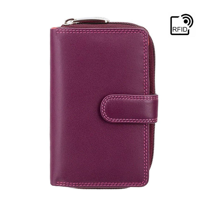 Visconti Carmelo Cash & Coin Purse - Plum Multi