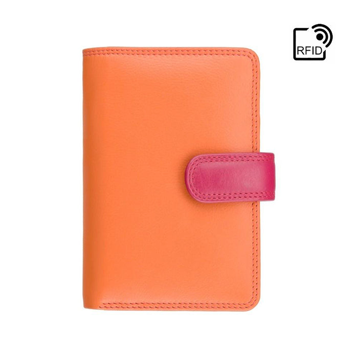 Visconti Fiji Cash & Coin Tabbed Purse - Orange Multi