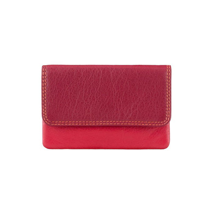 Visconti Tahiti Mini Coin & Card Purse - Red Multi