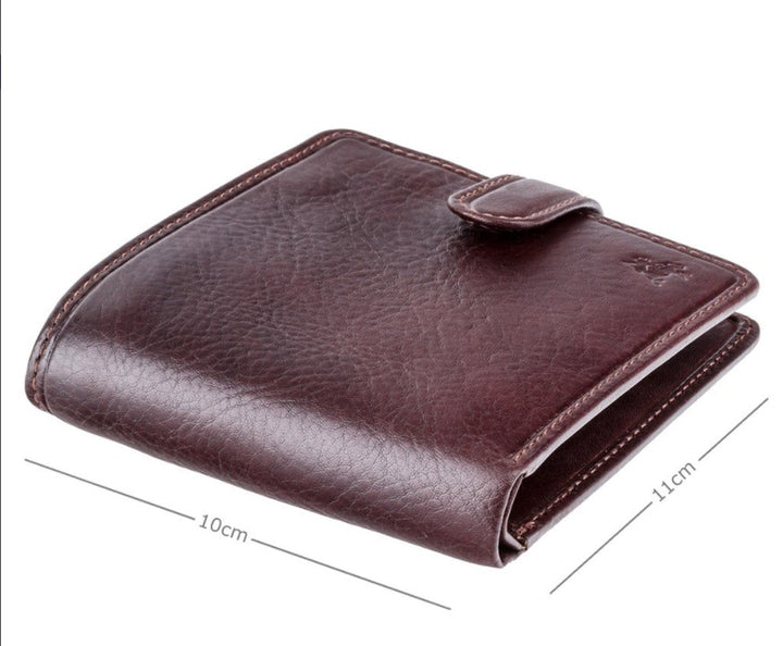 Massa Cash & Card Wallet With Extra Zip - Brown